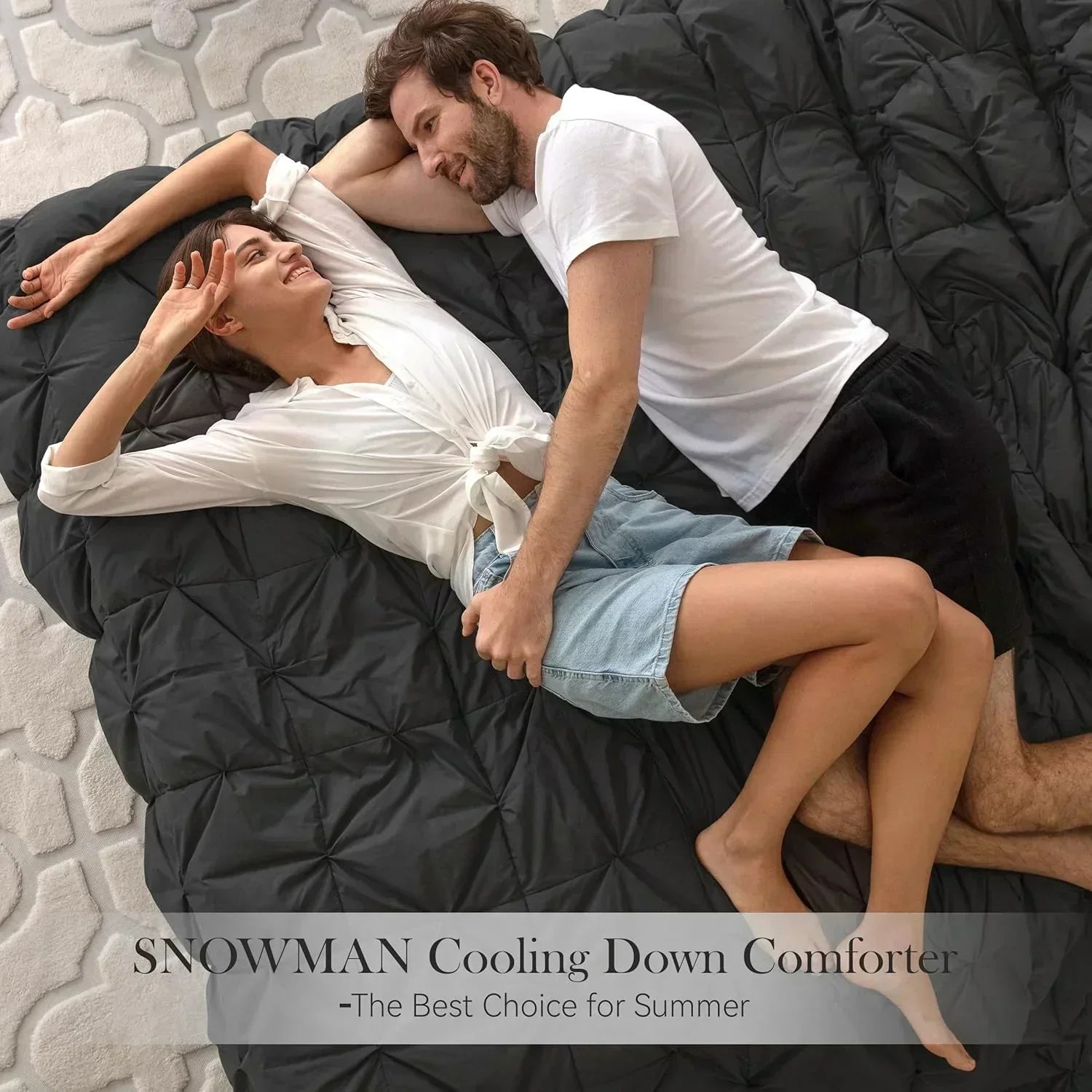 Premium Down Comforter 3D Baffle Box Design wourant