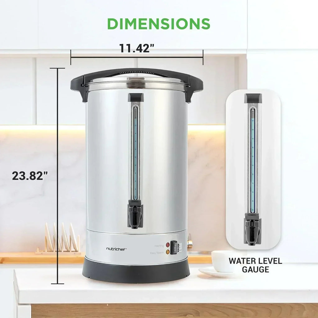 NutriChef Water Heater and Hot Water Dispenser 8L Electric Beverage Dispenser wourant
