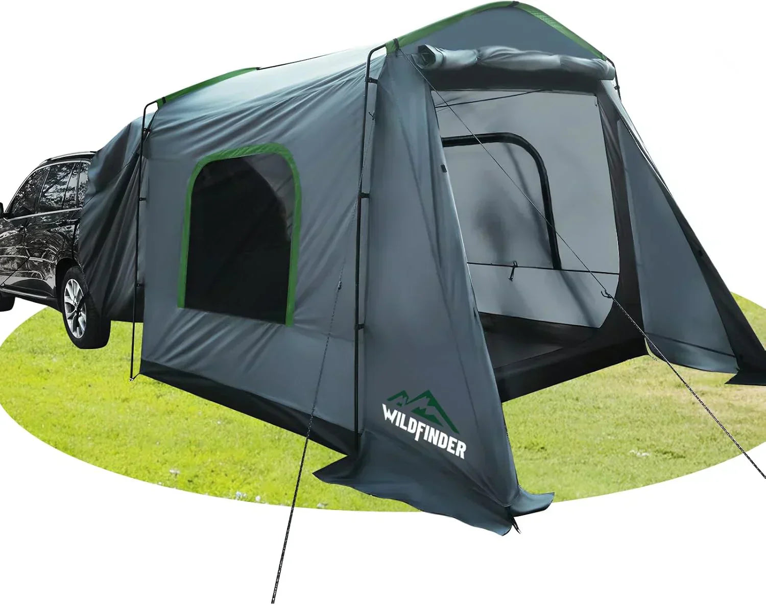 SUV Tent 5-9 Person Rectangle Car Tent for Family Waterproof Windproof for Car Camping Tents wourant