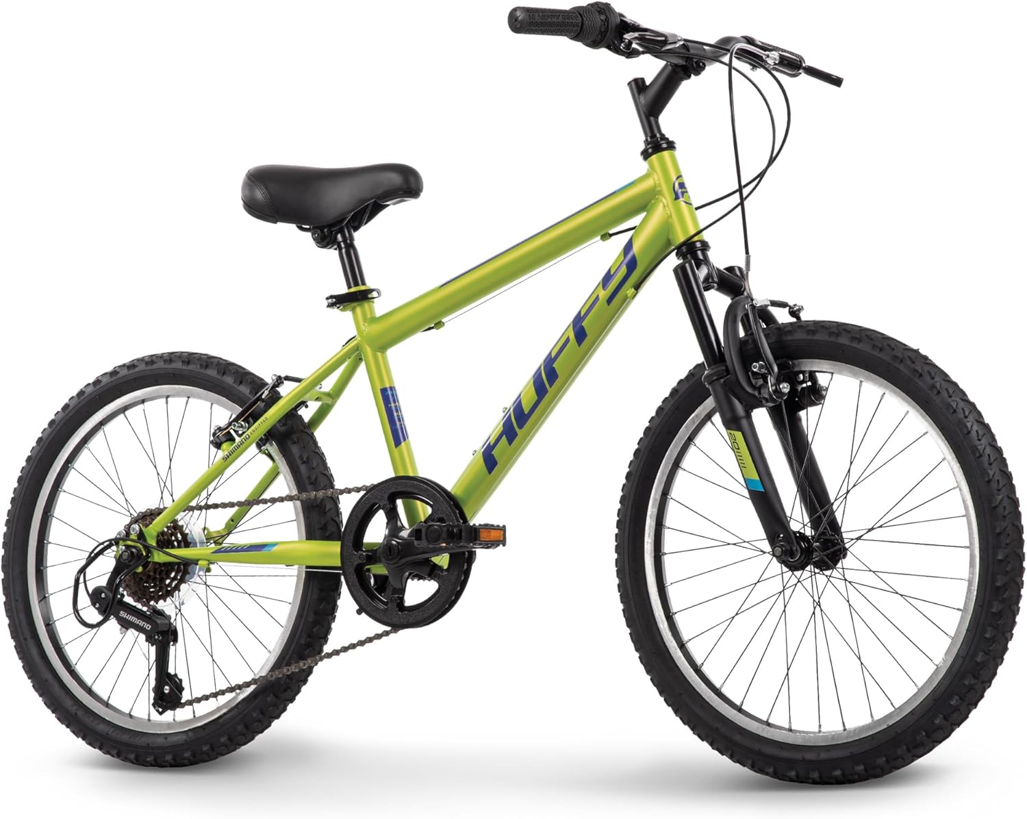 Huffy Stone Mountain Hardtail Mountain Bike for Boys/Girls/Men/Women, 20"/24"/26" Sizes, 6 or 21 Speed Shimano Twist Shifting, Front or Dual Suspension, Comfort Saddle, Sleek Colors wourant