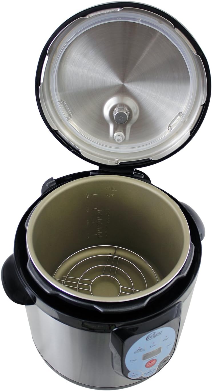 CAREY DPC-9SS Smart Electric Pressure Cooker and Canner, Stainless Steel, 9.5 Qt wourant