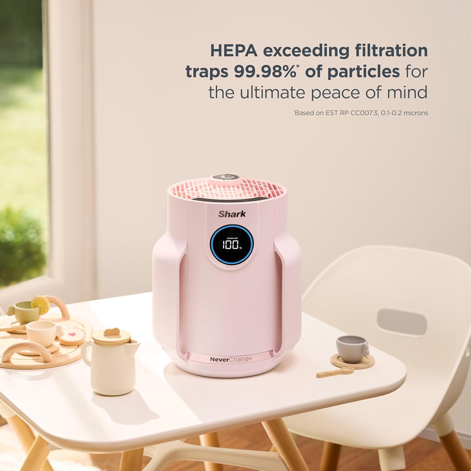Air Purifier Compact Pro with Long-lasting HEPA Exceeding Filtration, For Pet Dander, Dust, Smoke, Allergens, Up to 250 sq. ft. wourant