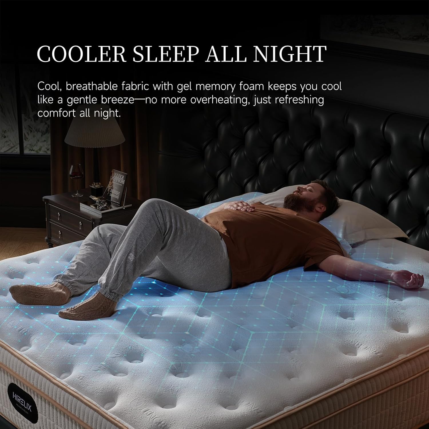 14 Inch Queen Hybrid Mattress, Cooling Gel Memory Foam & Zoned Pocket Coils, Pressure Relief, Motion Isolation, Breathable Bed in a Box, CertiPUR-US Certified wourant