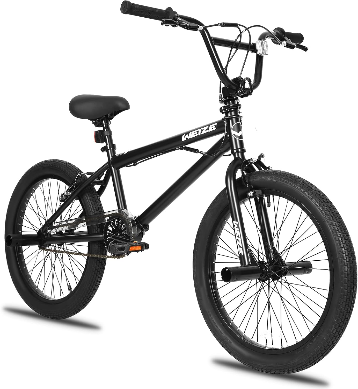 WEIZE Freestyle BMX Bicycle 20 Inch Stunt Bike for Kids and Adults Men and Women High Strength Steel Frame 360 Degree Rotor Freestyle wourant