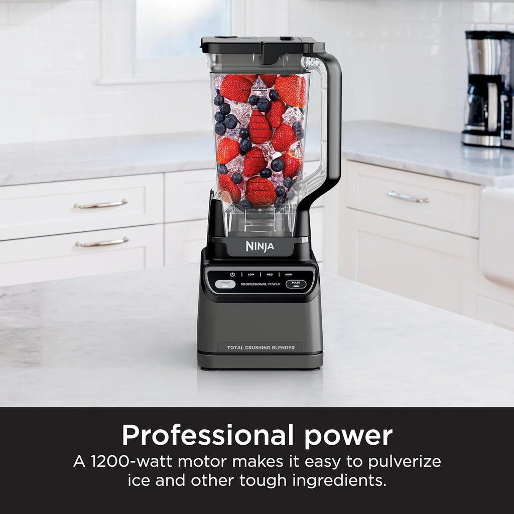 Ninja BL610 Professional 72 Oz Countertop Blender with 1000-Watt Base and Total Crushing Technology for-Smoothies, Ice and Frozen Fruit, Black wourant