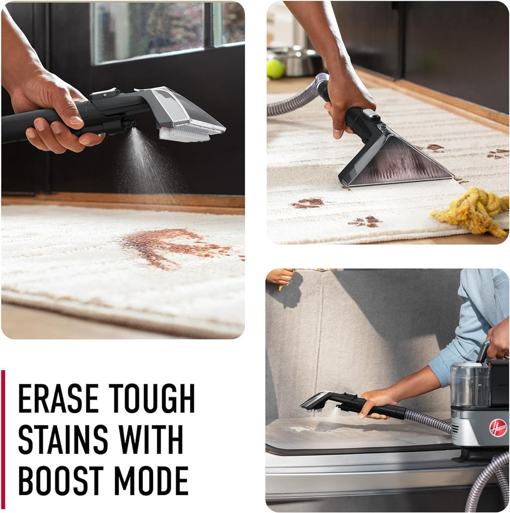 Hoover CleanSlate Plus Portable Carpet & Upholstery Spot Cleaner with Powerful Suction and Multiple Tools wourant