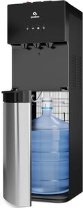 Avalon Bottom Loading Water Cooler Water Dispenser with BioGuard- 3 Temperature Settings - Hot, Cold & Room Water, Durable Stainless Steel Construction, Anti-Microbial Coating- UL Listed wourant