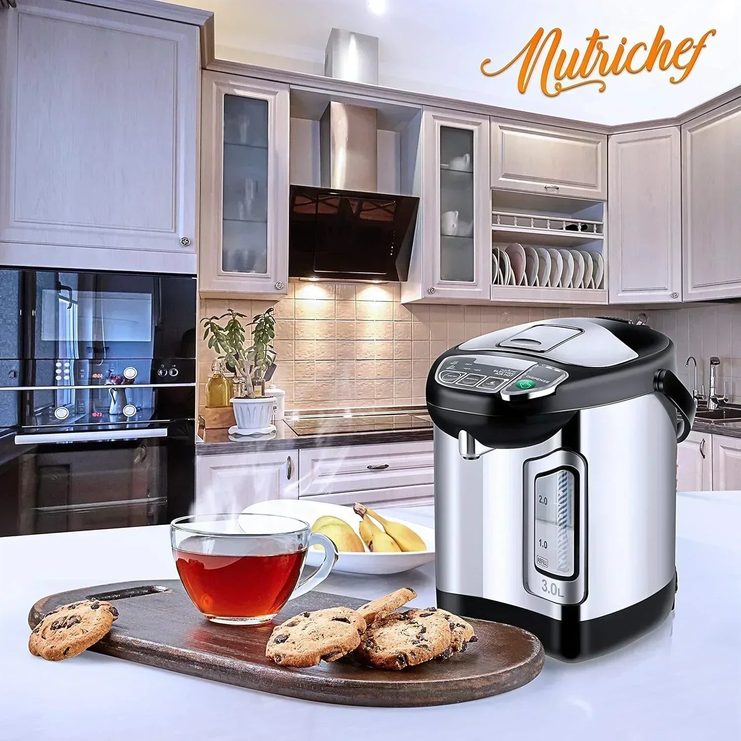 NutriChef Water Heater and Hot Water Dispenser 8L Electric Beverage Dispenser wourant