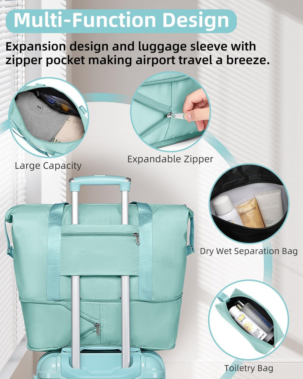 6-piece luggage set, expandable hardshell suitcase set with spinner wheels, lightweight rolling luggage set wourant