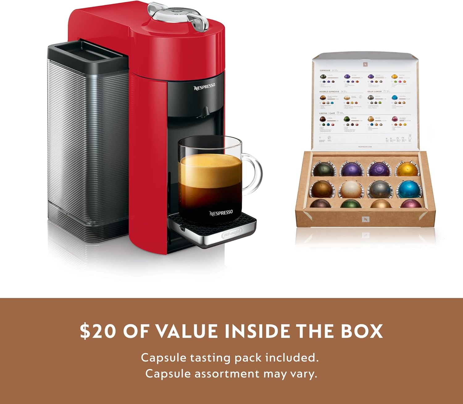 Nespresso De'Longhi Vertuo Coffee and Espresso Machine wourant