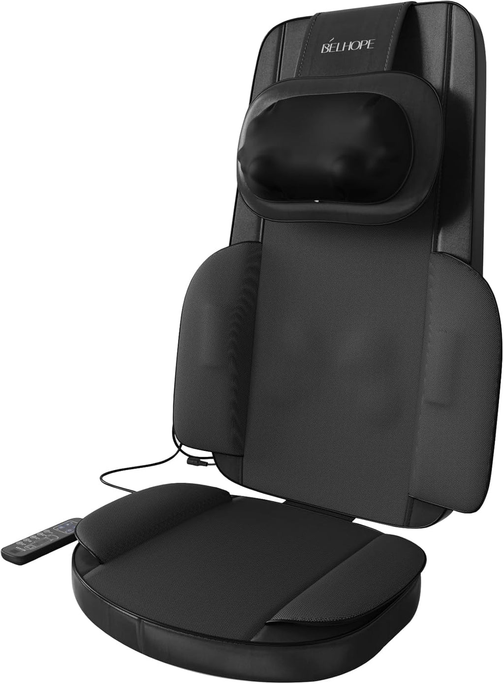 Shiatsu Neck and Back Massager with Heat, 4D Kneading Back Massager for Pain Relief Deep Tissue, Comfortable Back Massage for Chair, Massager for Home Office, Christmas Gifts for Women Men Parents wourant