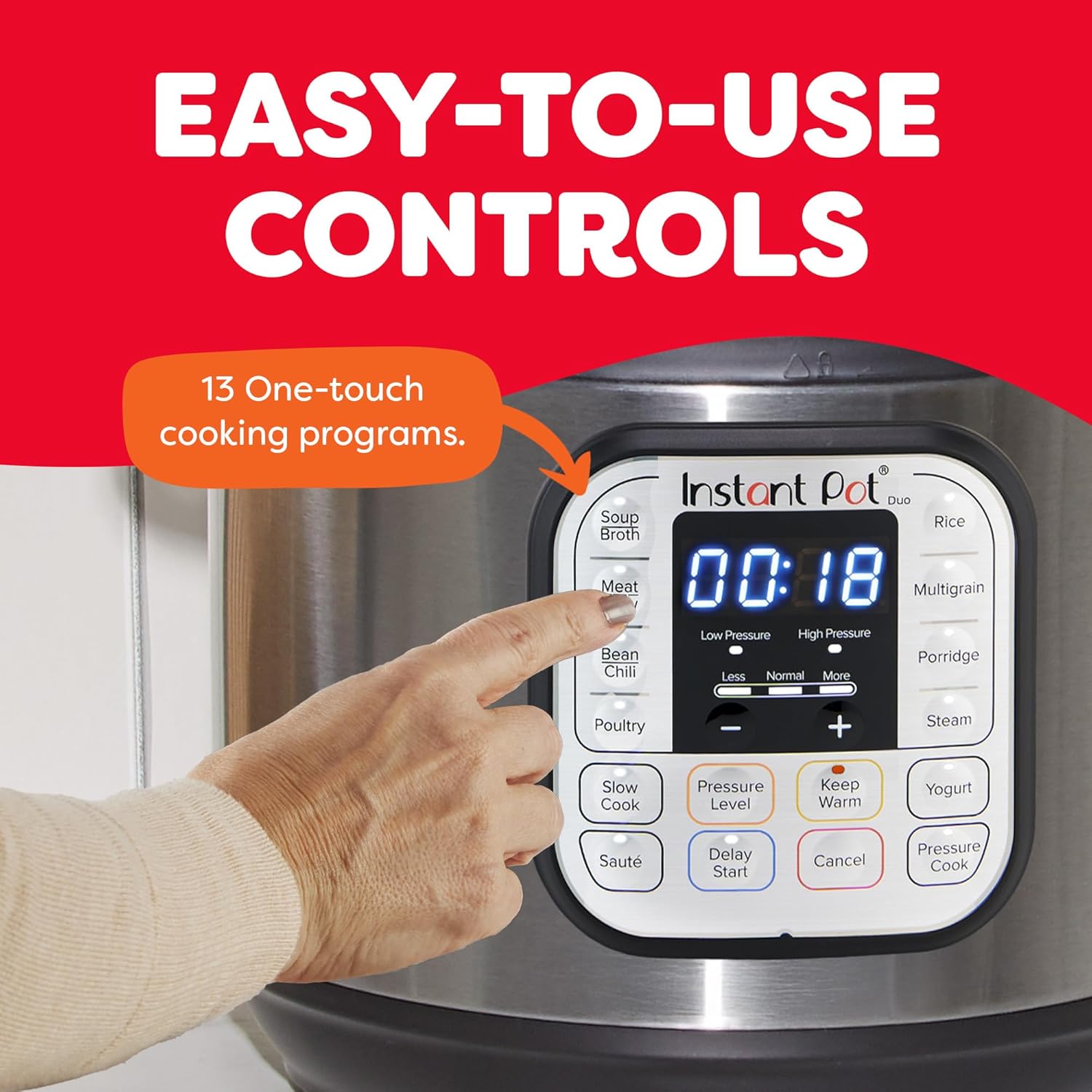 Instant Pot Duo 7-in-1 Electric Pressure Cooker, Slow Cooker, Rice Cooker, Steamer, Sauté Pan, Yogurt Maker, Warmer, and Sterilizer wourant