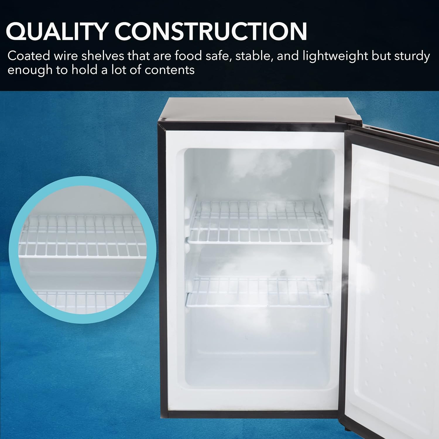 Whynter CUF-112SS Mini, Energy Star Rated Small Upright Freezer with Lock, Stainless Steel -1.1 Cubic Feet wourant