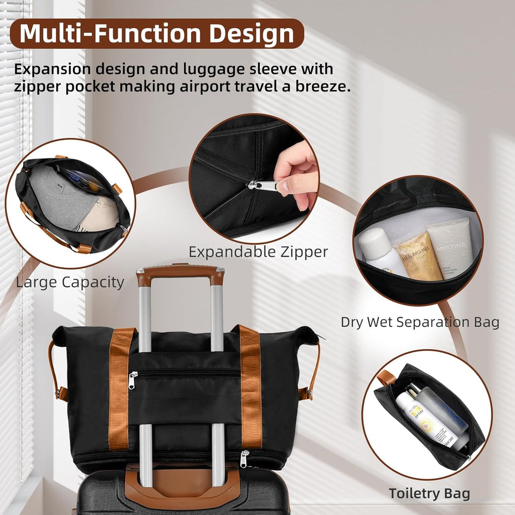 6-piece luggage set, expandable hardshell suitcase set with spinner wheels, lightweight rolling luggage set wourant