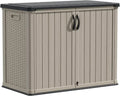Devoko Outdoor Storage Cabinet 26 Cu Ft with Lockable Doors Horizontal Storage Shed Waterproof wourant