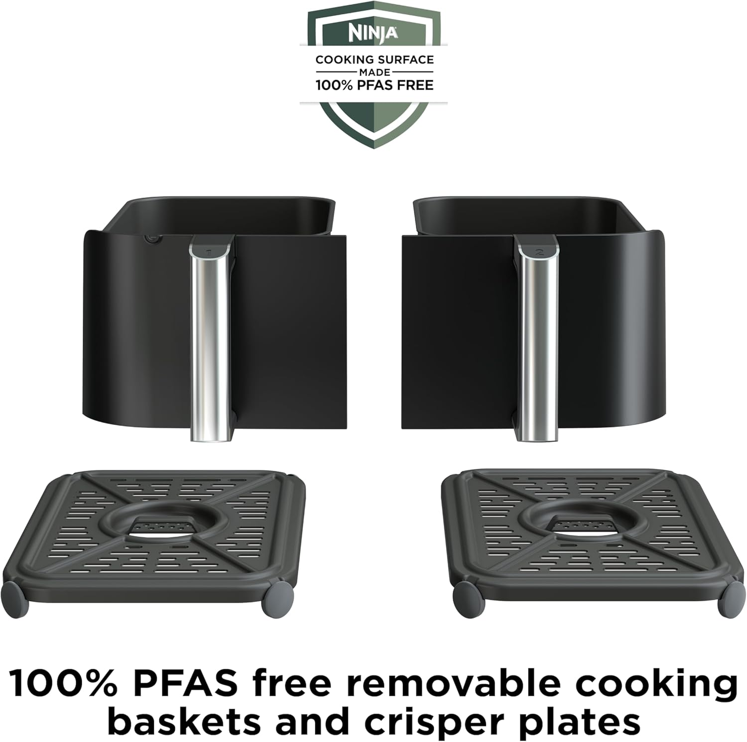 Ninja Foodi 6-in-1 FlexBasket Air Fryer with 7-Quart MegaZone and Basket Divider wourant