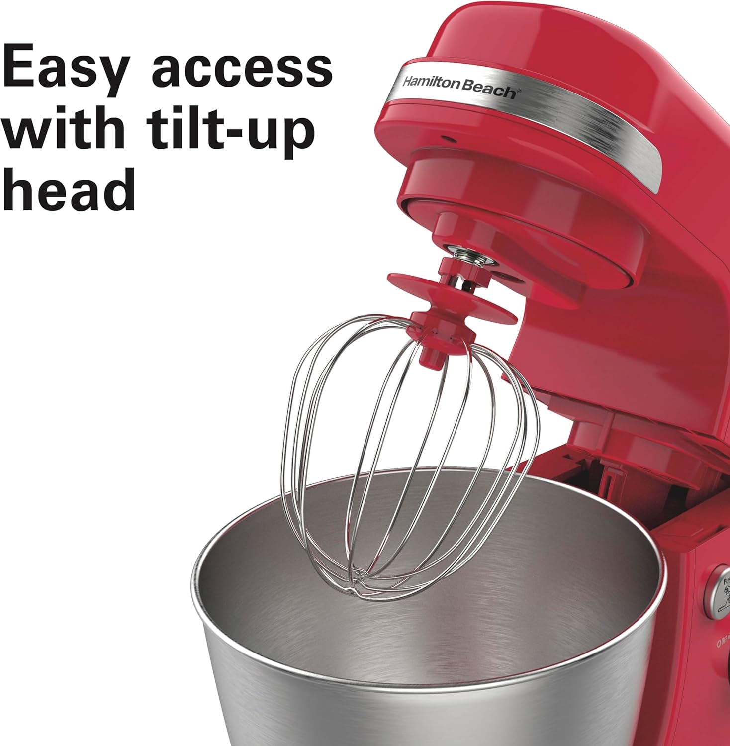 Hamilton Beach Electric Stand Mixer, 4 Quarts, Dough Hook, Flat Beater Attachments, Splash Guard 7 Speeds with Whisk, Black wourant