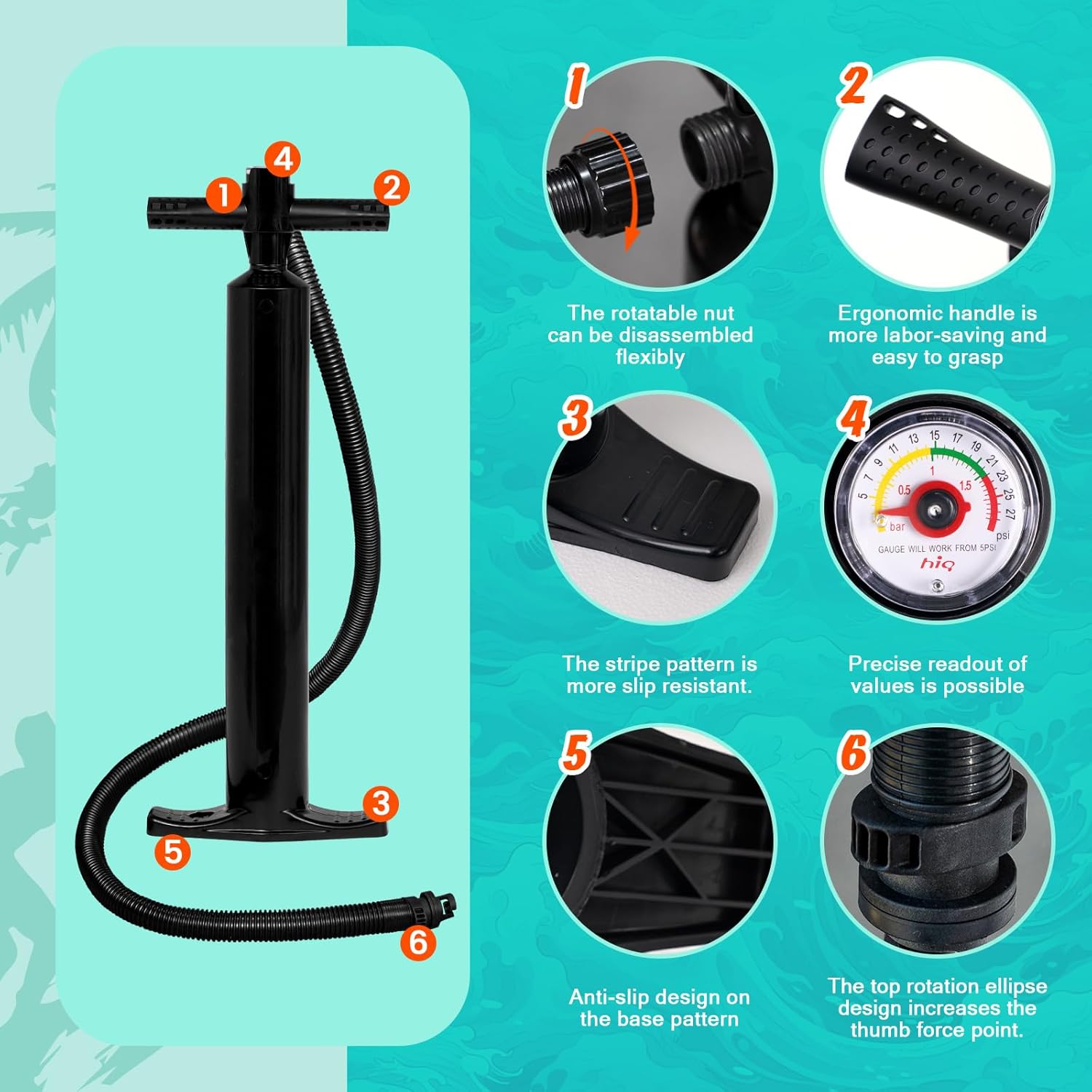 FunWater Inflatable Stand Up Paddle Board with Premium SUP Paddle Accessories, Non-Slip EVA Deck, 11'/10'6' Paddle wourant