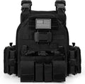 Magnetic Tactical Vest for Men: Plate Carrier Vest Quick Release One-Button Disassembly Lightweight Vest wourant