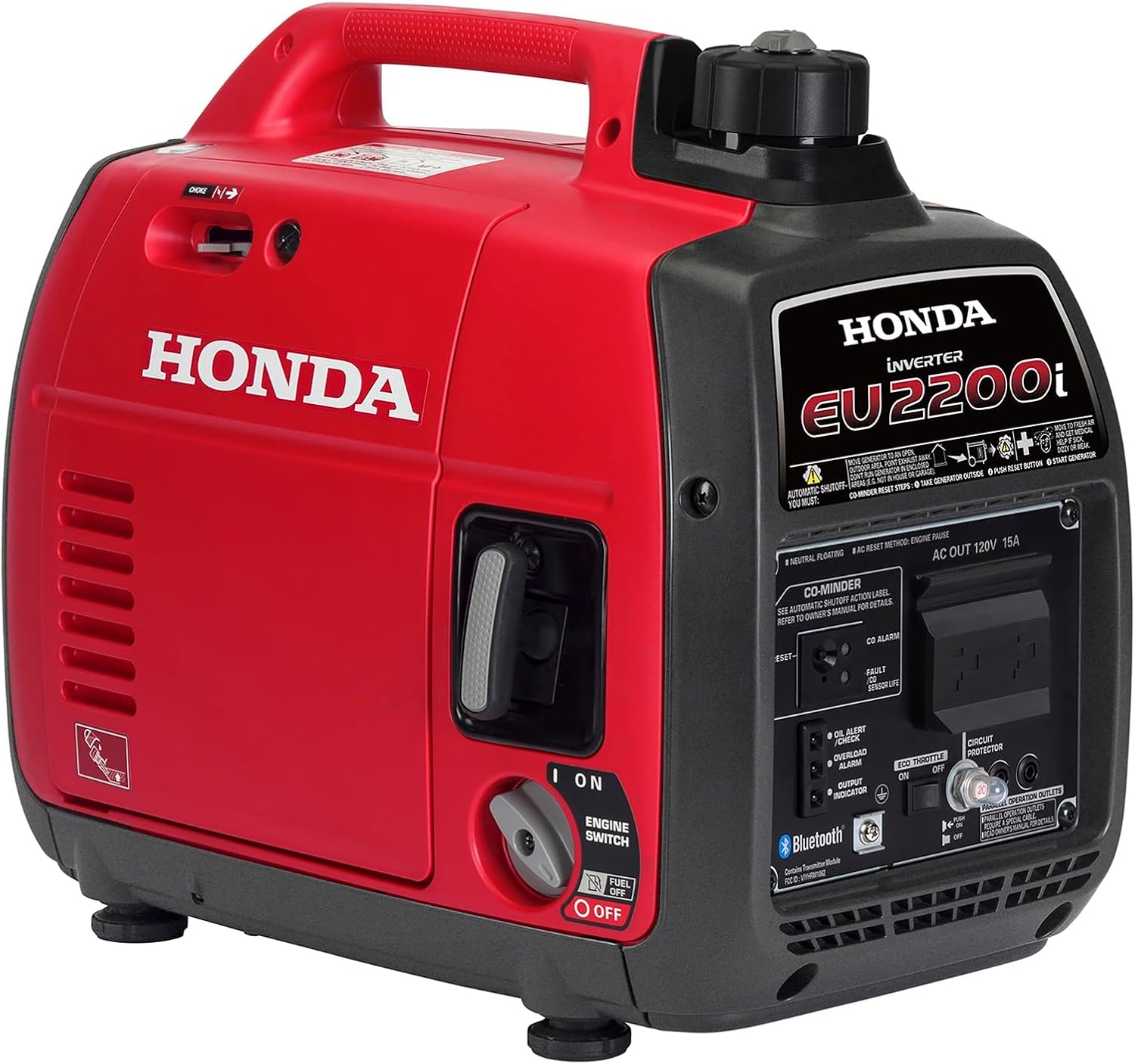 Honda 664240 EU2200i 2200 Watt Portable Inverter Generator with Co-Minder wourant