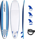 Wavestorm 8ft Classic Surfboard // Foam Wax Free Soft Top Longboard for Adults and Kids of All Levels of Surfing wourant