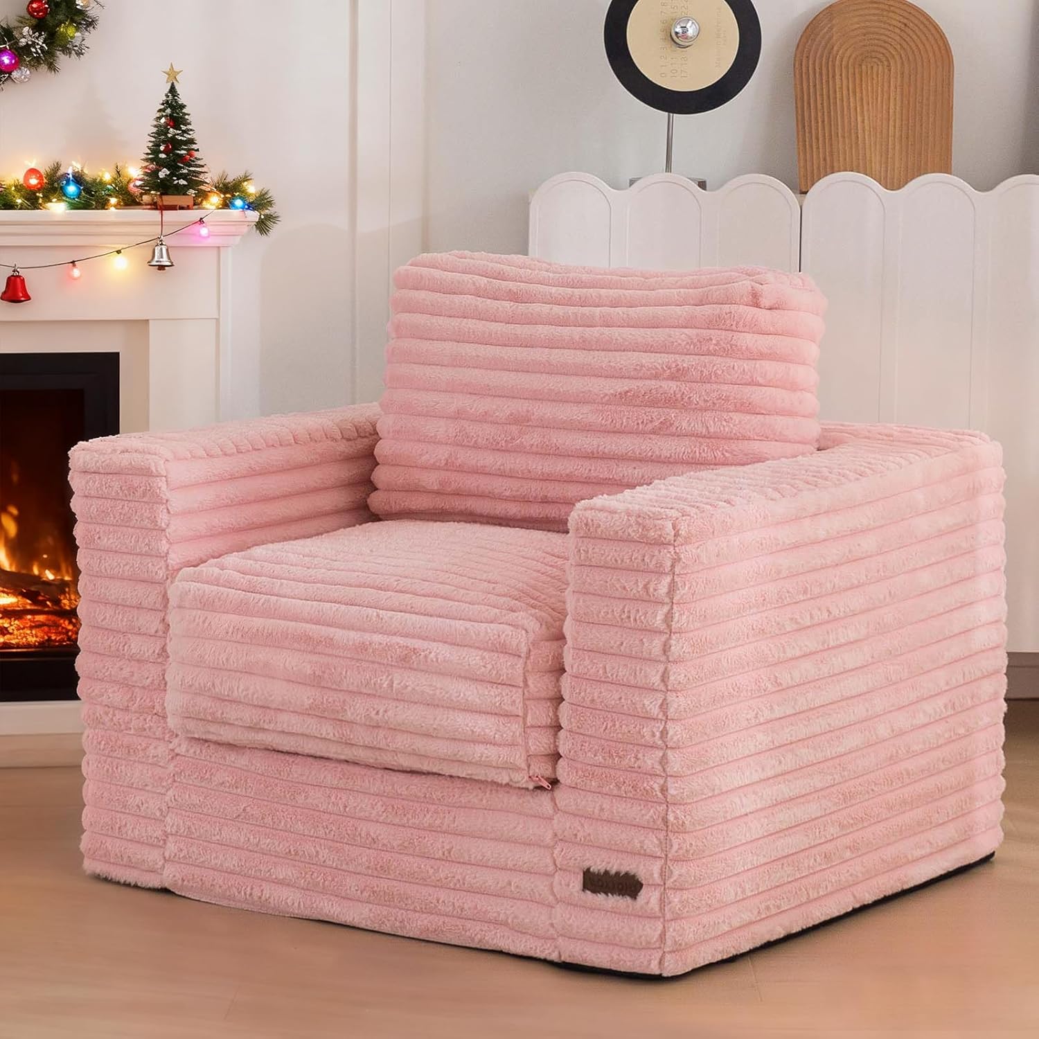 MAXYOYO Bean Bag Chair Two-seat Bean Bag Sofa with Pillows Upholstered Loveseat Floor Sofa wourant