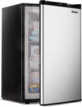 EUHOMY Upright freezer, 3.0 Cubic Feet, Single Door Compact Mini Freezer wourant