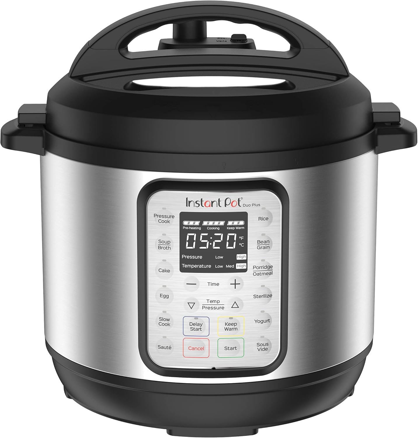 9-in-1 Multicooker, Pressure Cooker, Slow Cook, Rice Maker, Steamer, Sauté, Yogurt, Warmer & Sterilizer, Includes App With Over 800 Recipes, Stainless Steel, 6 Quarts wourant
