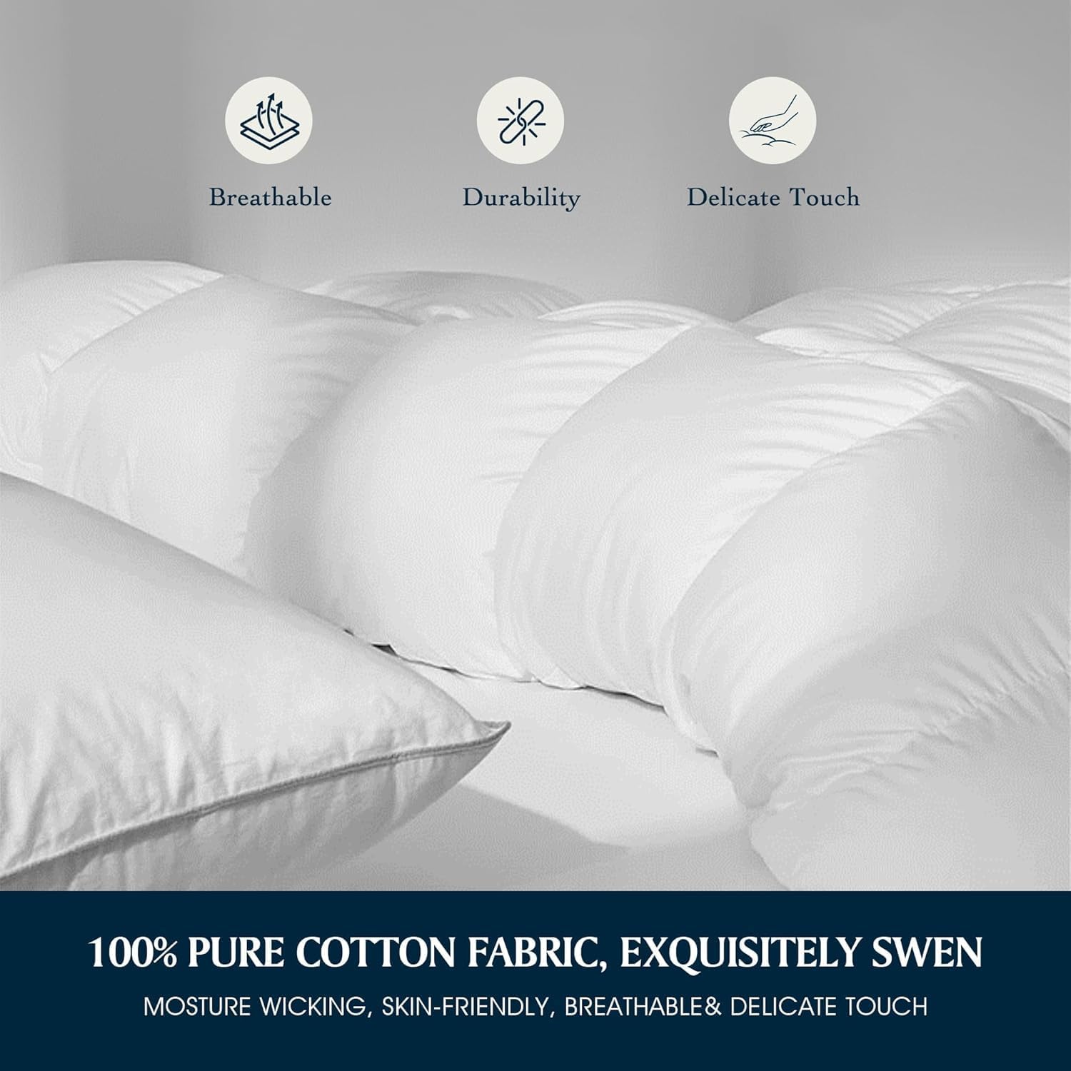 Luxury hypoallergenic duvet wourant
