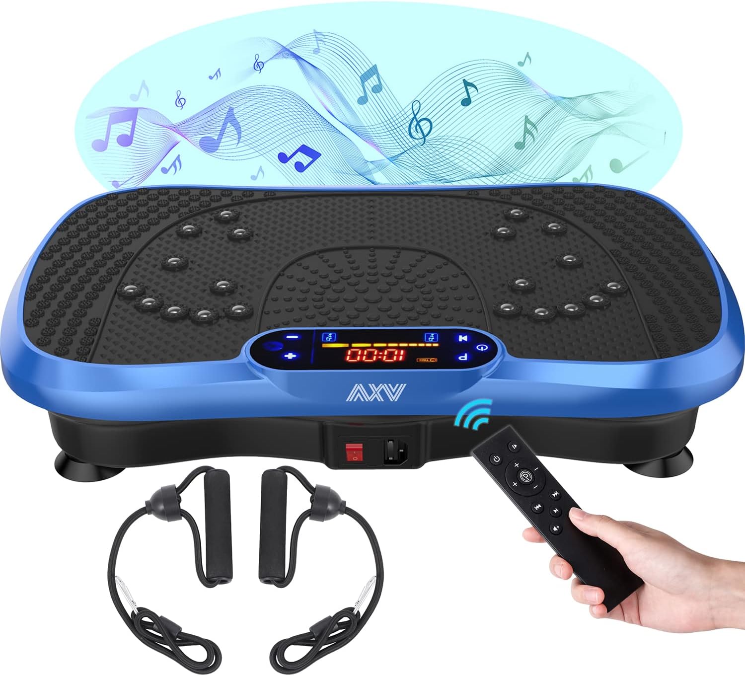 AXV Vibration Plate Fitness Platform Trainer Suitable for men and women to lose weight and burn fat at the gym wourant
