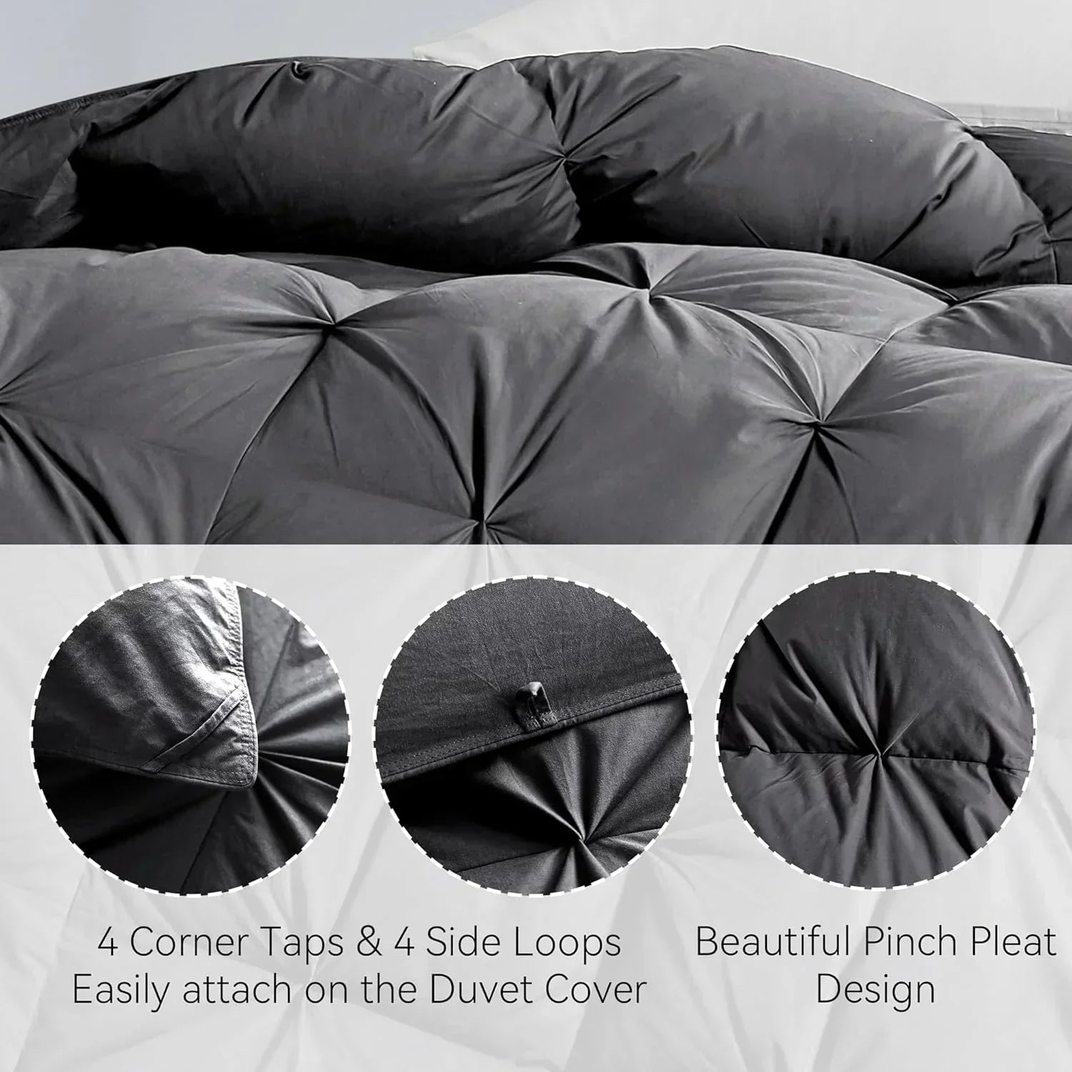 Premium Down Comforter 3D Baffle Box Design wourant