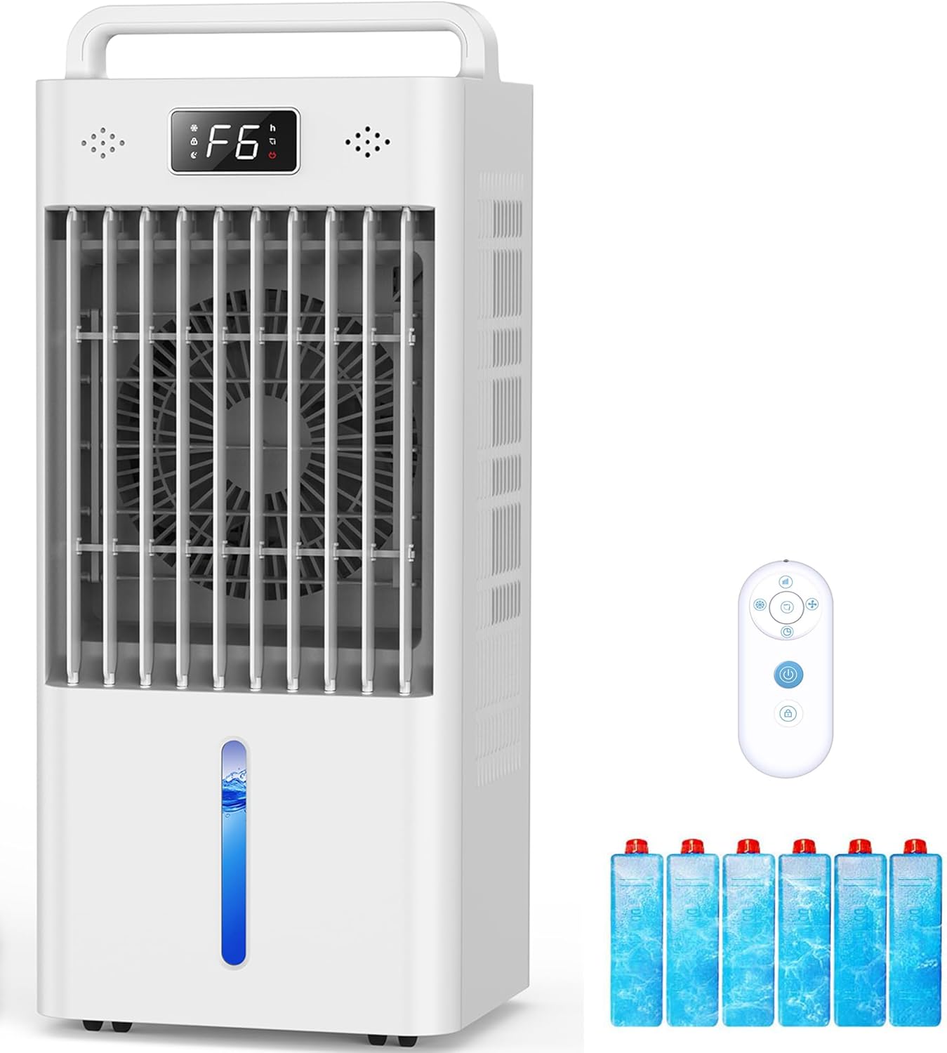 Windowless Portable Air Conditioners, Evaporative Air Cooler w/3 Modes & 3 Speeds, 12H Timer for Smart Auto-off, 2-Gal Tank for 20H Cooling,16FT Remote,No Hose Needed,46db Swamp Cooler wourant