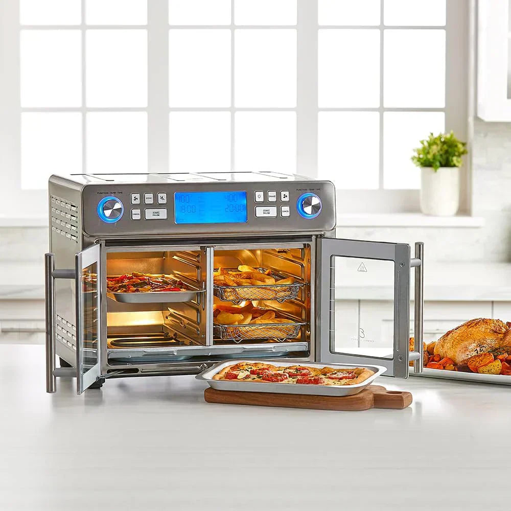 Emeril Lagasse Dual Zone 360 Air Fryer Oven Combo with French Door 25 QT Extra Large wourant