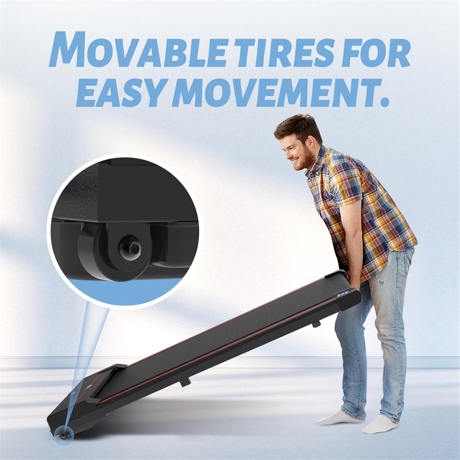Sperax Walking Vibration Pad with APP, 3 in 1 Under Desk Treadmill, 2.5HP Low Noise Walking Treadmill Pad with Remote Control,Portable Treadmills for Home Office wourant