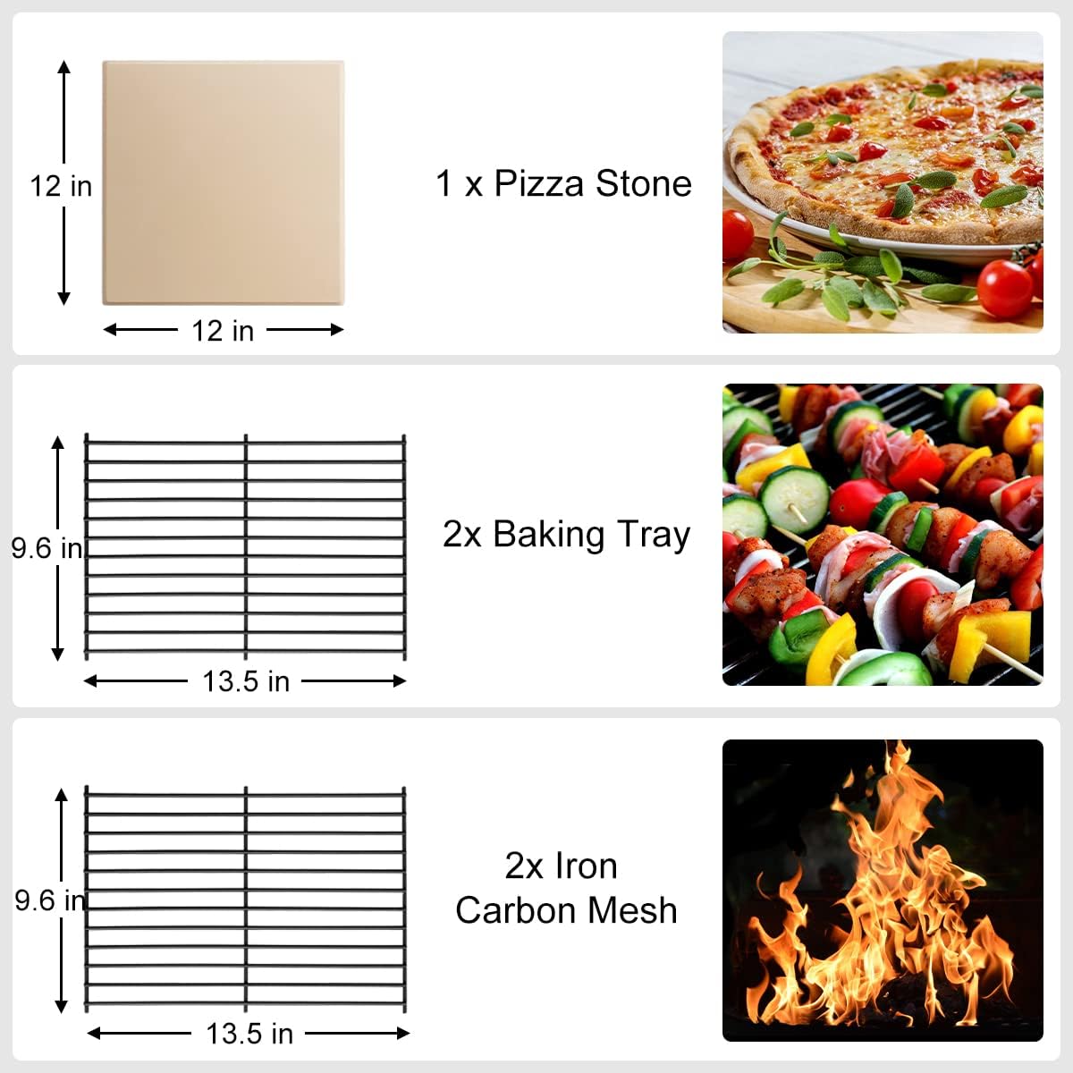 EDOSTORY Outdoor Pizza Oven, Wood Fired for Outside, Patio Maker With Stone, Peel, Grill Rack, and Waterproof Cover for Backyard Camping wourant
