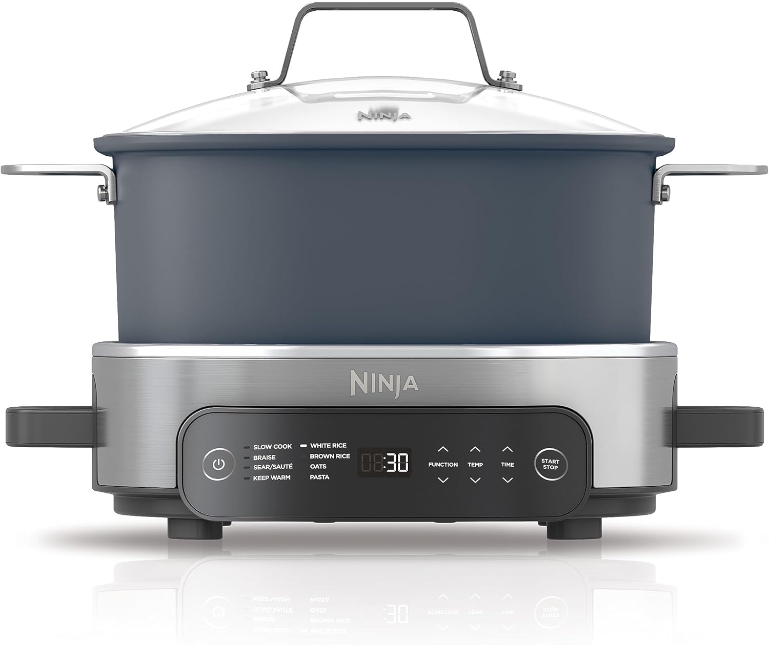 Ninja Slow Cookers 8.5-Quart Multi-Cooker with Dutch oven, steamer, glass lid with integrated spoon, nonstick and oven-safe pot wourant