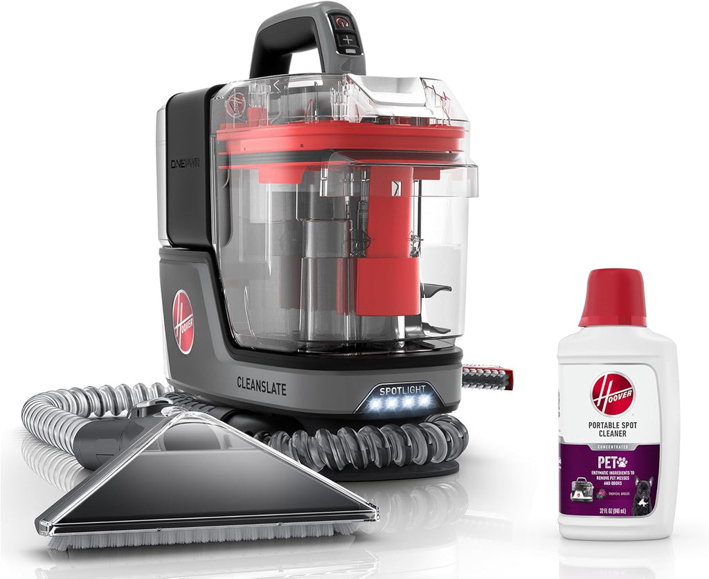 Hoover CleanSlate Plus Portable Carpet & Upholstery Spot Cleaner with Powerful Suction and Multiple Tools wourant