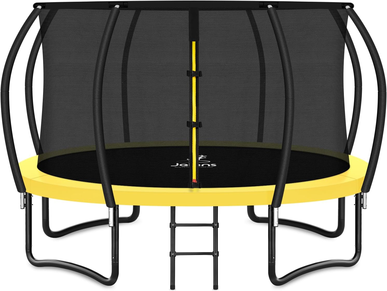 Trampoline 8FT 10FT 12FT 14FT 16FT, Recreational Trampolines with Enclosure Net and Ladder, Outdoor Anti-Rust Trampolines for Kids and Adults, ASTM Approved wourant