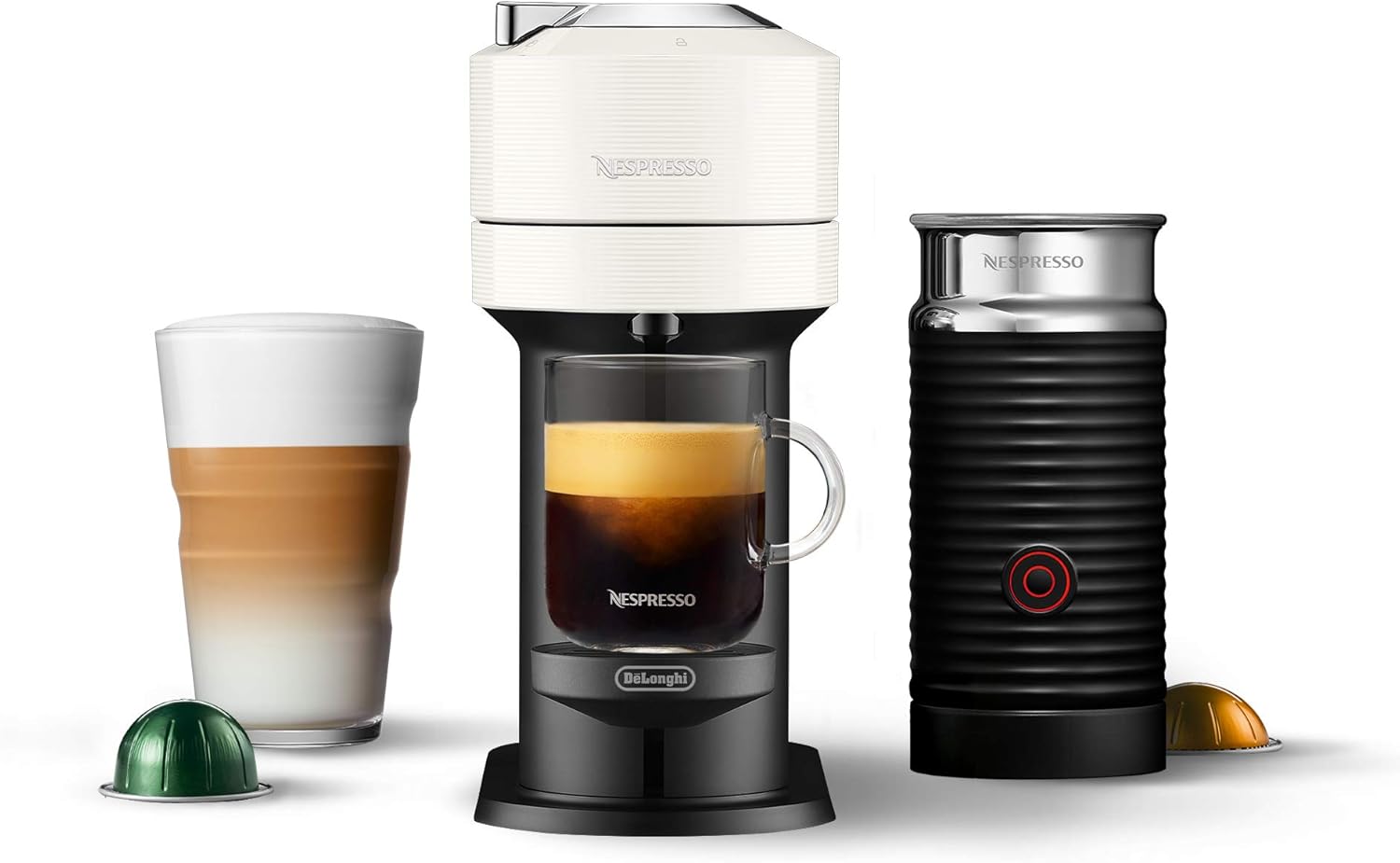 Nespresso Vertuo Next by De’Longhi White Coffee & Espresso Machine wourant
