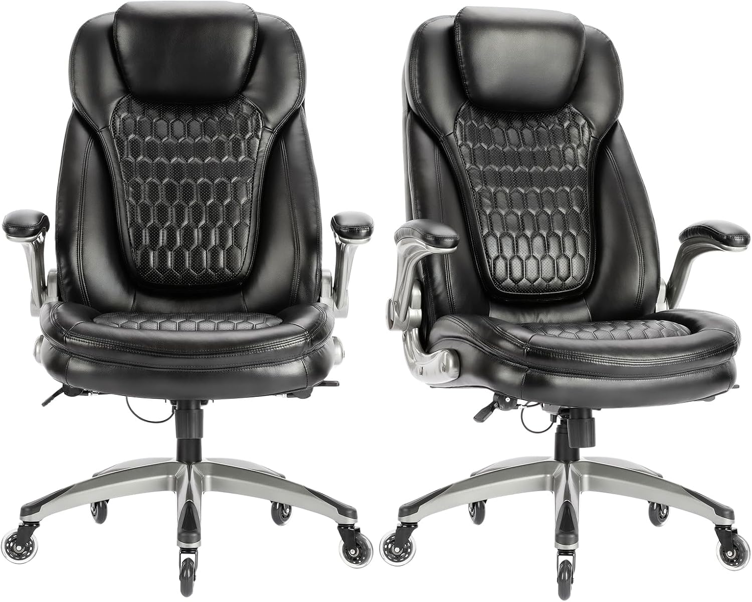 Executive Office Chair Computer Desk Chair Swivel Home Office Chair Upgraded Casters wourant