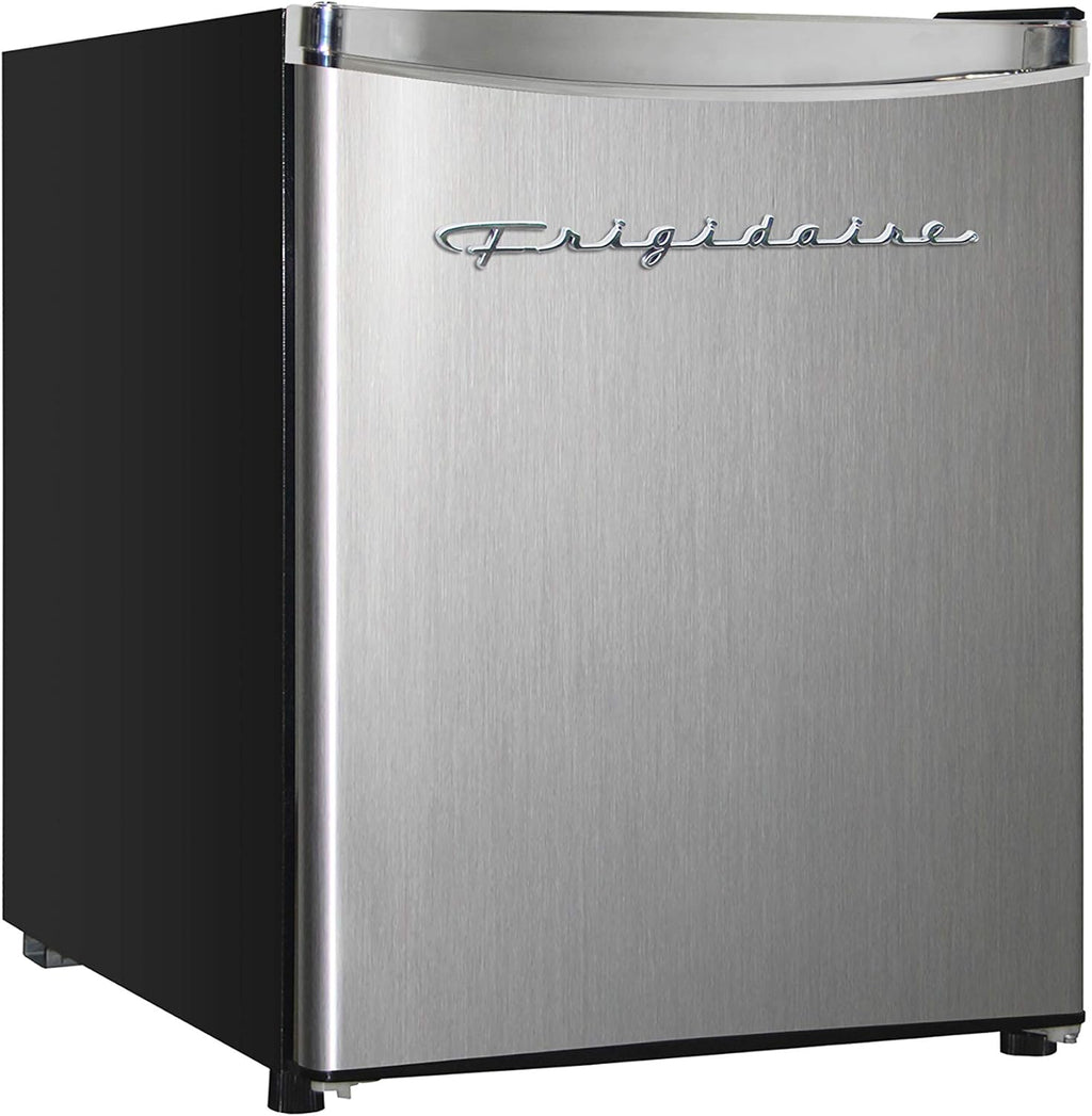 Frigidaire Upright Freezer, 6.5 cu. ft., Deep Freeze, Vinyl Coated Metal with Wire Shelving, Compact for Kitchen, RV, Dorm, Cabin, and Trailer, Platinum Design Series, Silver - 21D x 23W x 56H wourant