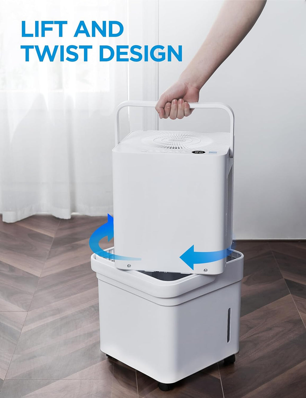 Midea Cube 35 Pint Dehumidifier for Basement and Rooms at Home for up to 3,500 Sq. Ft., Smart Control, Compatible with Alexa (White), Drain Hose Included, ENERGY STAR Most Efficient 2023 wourant