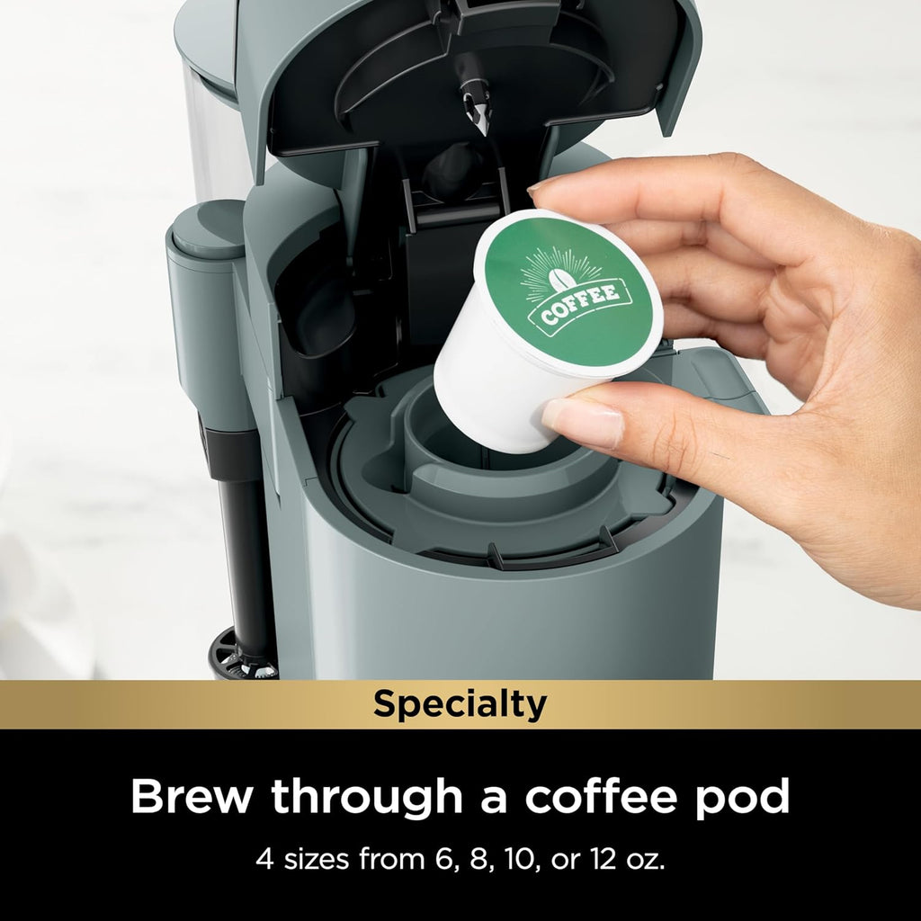 Ninja | Coffee Maker | Single Serve |Brew with Coffee Pods & Grounds| Compatible with K-Cup Coffee Pods | 4 Brew Styles, up to 24oz Cup Sizes & 56oz Removable Reservoir | Black | PB051 wourant