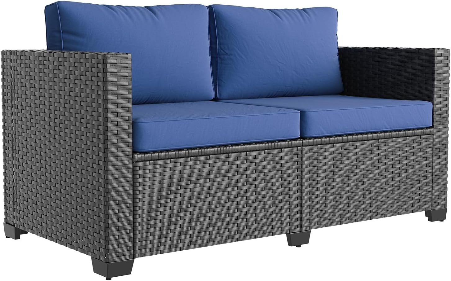 Aoxun 8 Piece Outdoor Patio Furniture Set 7 Seats, Outdoor Sectional with Thick Waterproof Cushions & Storage Coffee Table, Patio Conversation Sets for Garden,Backyard, Porch, Balcony, Deck, Beige woonhhop