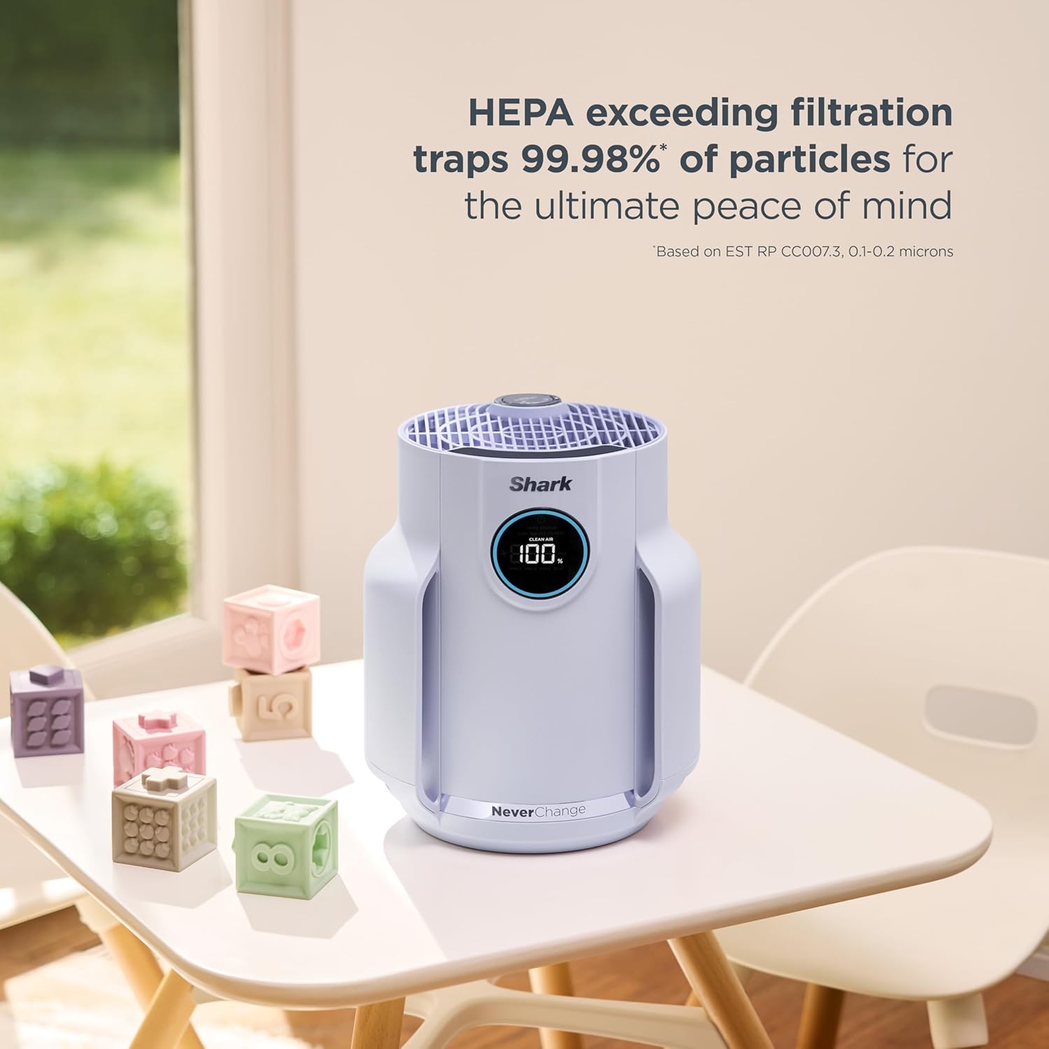 Air Purifier Compact Pro with Long-lasting HEPA Exceeding Filtration, For Pet Dander, Dust, Smoke, Allergens, Up to 250 sq. ft. wourant