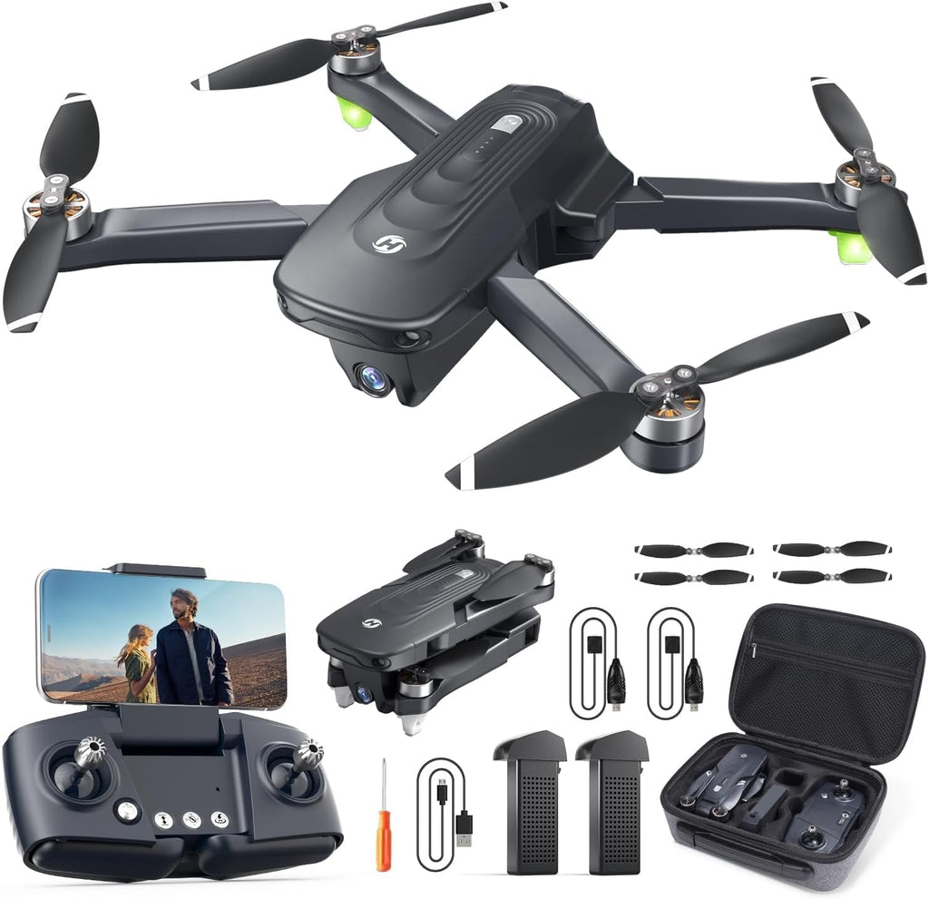 Holy Stone GPS Drone with 4K Camera for Adults, HS175D RC Quadcopter with Auto Return, Follow Me, Brushless Motor, Circle Fly, Waypoint Fly, Altitude Hold, Headless Mode, 46 Mins Long Flight wourant