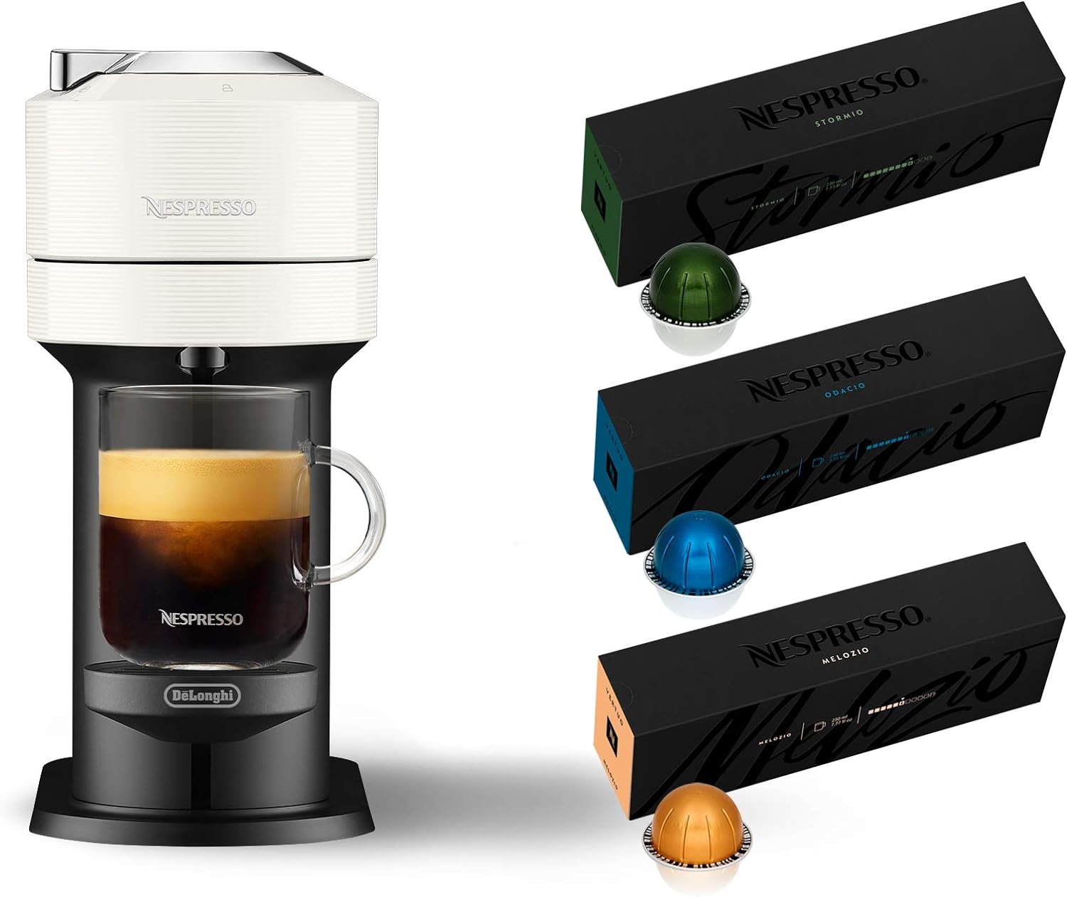 Nespresso Vertuo Next by De’Longhi White Coffee & Espresso Machine wourant
