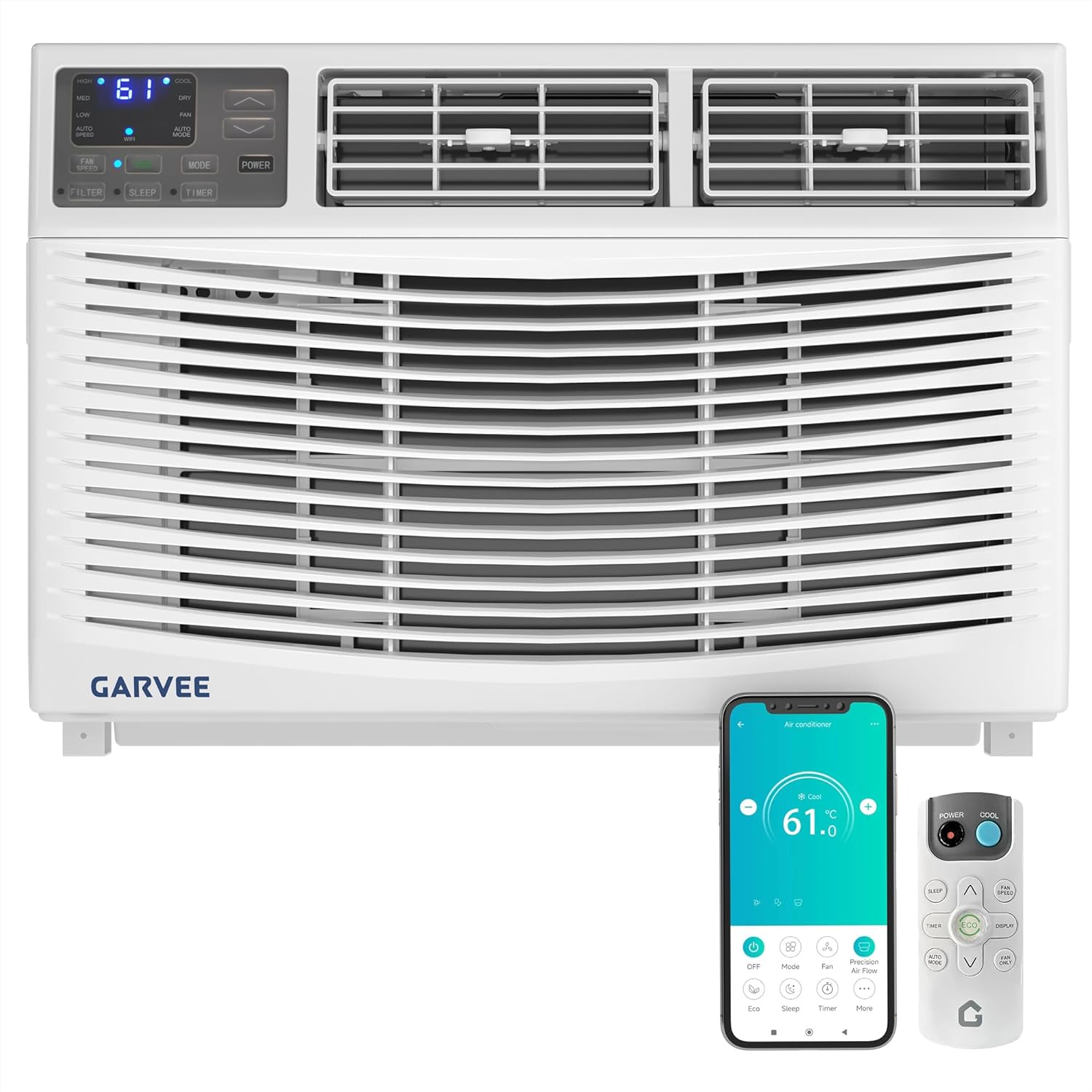Garvee 6000 BTU U-Shaped Window Air Conditioner, Cools Up to 269 Sq.Ft. wourant
