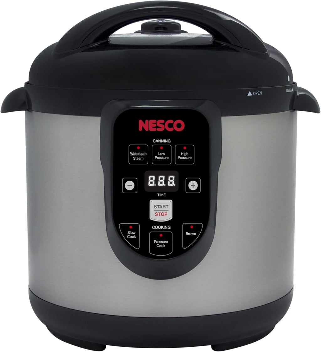 Nesco NPC-9 Smart Electric Pressure Cooker and Canner, Stainless Steel, 9.5 Qt wourant