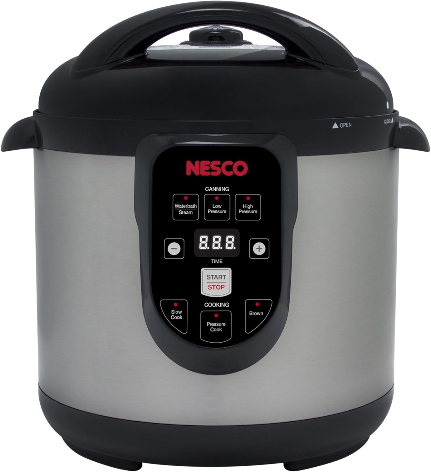 Nesco NPC-9 Smart Electric Pressure Cooker and Canner, Stainless Steel, 9.5 Qt wourant